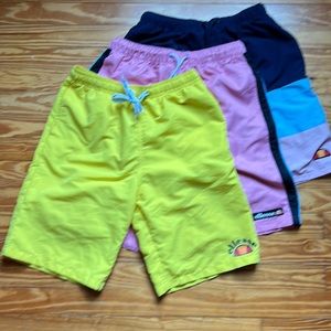 Ellesse shorts - 3 -  Men’s XS -  yellow,  pink and pink/blue